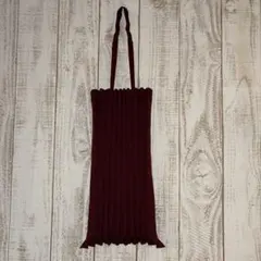 【美品】me ISSEY MIYAKE トランクプリーツバッグ ボルドーのサムネイル