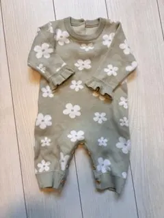 SHEIN 花柄ロンパース 1-3M