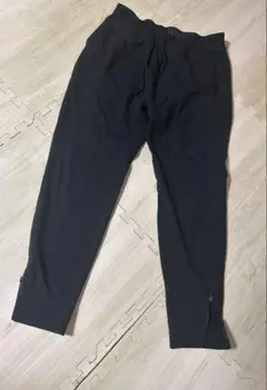 値下げ！春アバクロ黒 コットンジョガーパンツ ジッパー付き