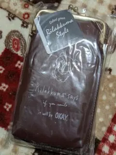 チャイロイコグマ がま口スマホショルダー