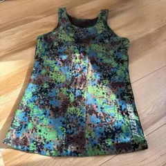 ジャザサイズタンクトップカラフル迷彩柄Sサイズ