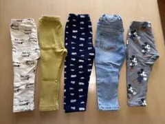 ベビーボトムス　5本セット　90センチ