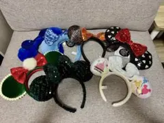 ディズニー カチューシャとキーホルダーセット