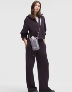 lululemonショルダーバッグ ラベンダーグレーライトパープル