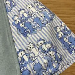 11ぴきのねこ 長袖 ワンピース 春 女の子 水色 猫 絵本 90サイズ