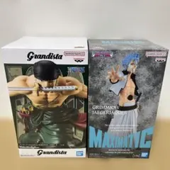 ワンピース　ゾロ& BLEACH グリムジョーフィギュアセット