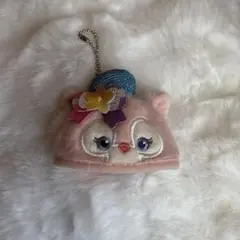 香港ディズニー20周年 リーナベル ミニパーティーハット キーホルダー