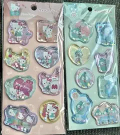 サンリオ キティ　ハンギョドン　ウォーターシール 2種