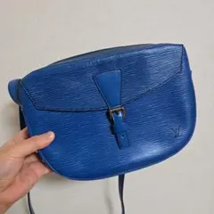 Louis Vuitton　青　エピレザー　ショルダーバッグ