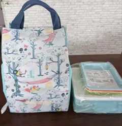 アフタヌーンティー　新品未開封2段ランチボックス&トレー&バック（保冷）セット