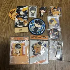 ハイキュー 影山飛雄 ラバスト アクキー 缶バッジ 缶バッチ アクスタ