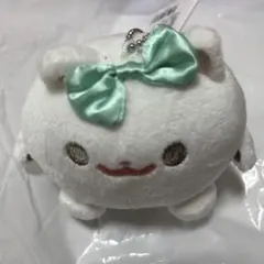 ポメラニアンもち 推し色リボンマスコットキーチェーン もち