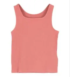 フライスリブタンクトップ