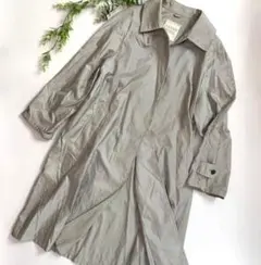 SANYO COAT サンヨーコート　グレー　ストライプ　ナイロン　軽い　薄手のサムネイル