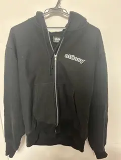 stüssy ブラック パーカー Mサイズ