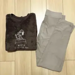 ユニクロ ピーナッツ ホリデー フリースセット スヌーピー Sサイズ
