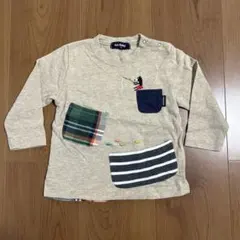 klädkåp kladskap 釣りキャラクター刺繍 Tシャツ　80