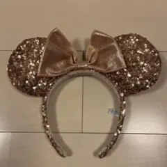 ミニー　カチューシャ　ディズニー　スパンコール