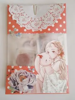 おすそ分け　平袋　コラージュ素材、バラメモ等　約120素材　⑮