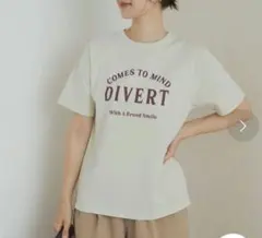 アーバンリサーチドアーズ ピグメントロゴTシャツ M ナチュラル