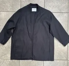 【美品】coen コーエン 綿100% ジップアップ ブルゾン ブラック