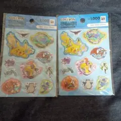 韓国　ダイソー　ポケモン ウォーターステッカーセット 2枚セット