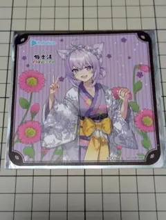 猫又おかゆ　ホロライブ　極楽湯　コースター
