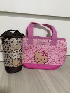 HELLO KITTY ヒョウ柄トートバッグセット