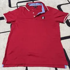 Tommy Hilfiger スリムフィット ポロシャツ L レッド
