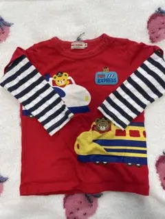 miki HOUSE 長袖カットソー レッド 90