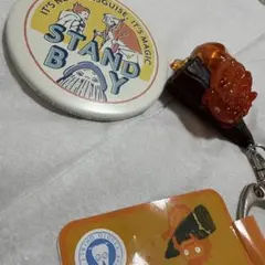 ハウルの動く城 カルシファー キーホルダー 缶バッジ ジブリ