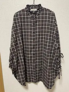 チェックシャツワンピ、チュニック