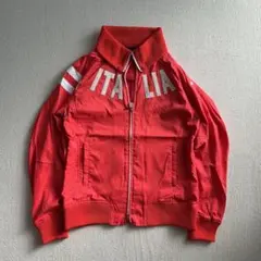 美品　トラックジャケット　短丈　派手　海外セレブ　ジョギング　フットサル　ジム
