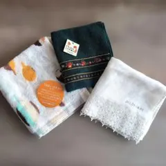 タオルハンカチ　3枚セット（未使用）