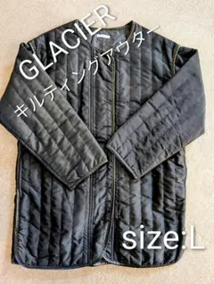 GLACIER キルティングアウター Lサイズ ブラック