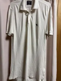 Abercrombie & Fitch ホワイト ポロシャツ M