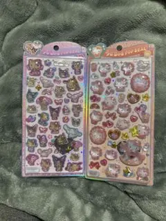うるちゅるポップシール 日焼け サンリオ キティ 2枚セット 国内正規品
