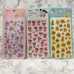 ぷくぷくシール　プリンセス　プーさん　ミッキー　　ディズニー　国内正規品