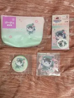 忍たま乱太郎　桜もちぴこの段　くじ　中在家長次セット＋おまけ付き