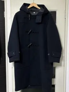 UNIQLO U ネイビー ダッフルコート ウール混紡