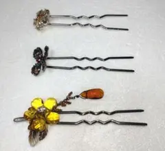 髪飾り かんざし 3本セット