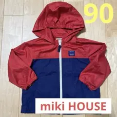 miki HOUSE ミキハウス　ジャケット 赤/紺　90