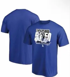 大谷翔平　新品　50/50クラブ Tシャツ Lサイズ 青