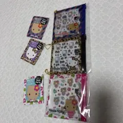 【新品未開封】【即日発送】サンリオ プチパーツ シール ぷくぷく キティ ３種類