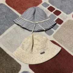ストライプレースバケットハット（2点セット）