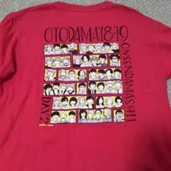 OTODAMA'18'19 イラストTシャツ 赤
