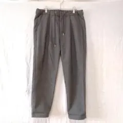 BEAMS HEART　グレー 　スラックス 　ゴムウエスト　パンツ　Ｌ