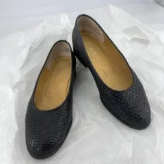 PB285 Burberry 22.5㎝　 メッシュレザー パンプス バーバリーのサムネイル