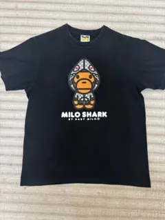 A BATHING APE MILO SHARK Tシャツ ブラック Mのサムネイル