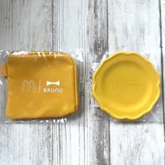 マクドナルド福袋 「コインポーチ」、「ミニプレート」セット2024 BRUNO